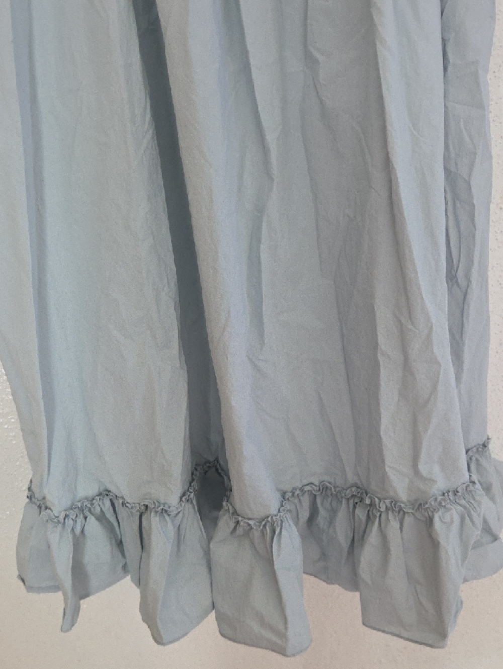 MARBLE Pale Blue Ruffle-Shoulder Maxi Dress - Picture 5 of 7